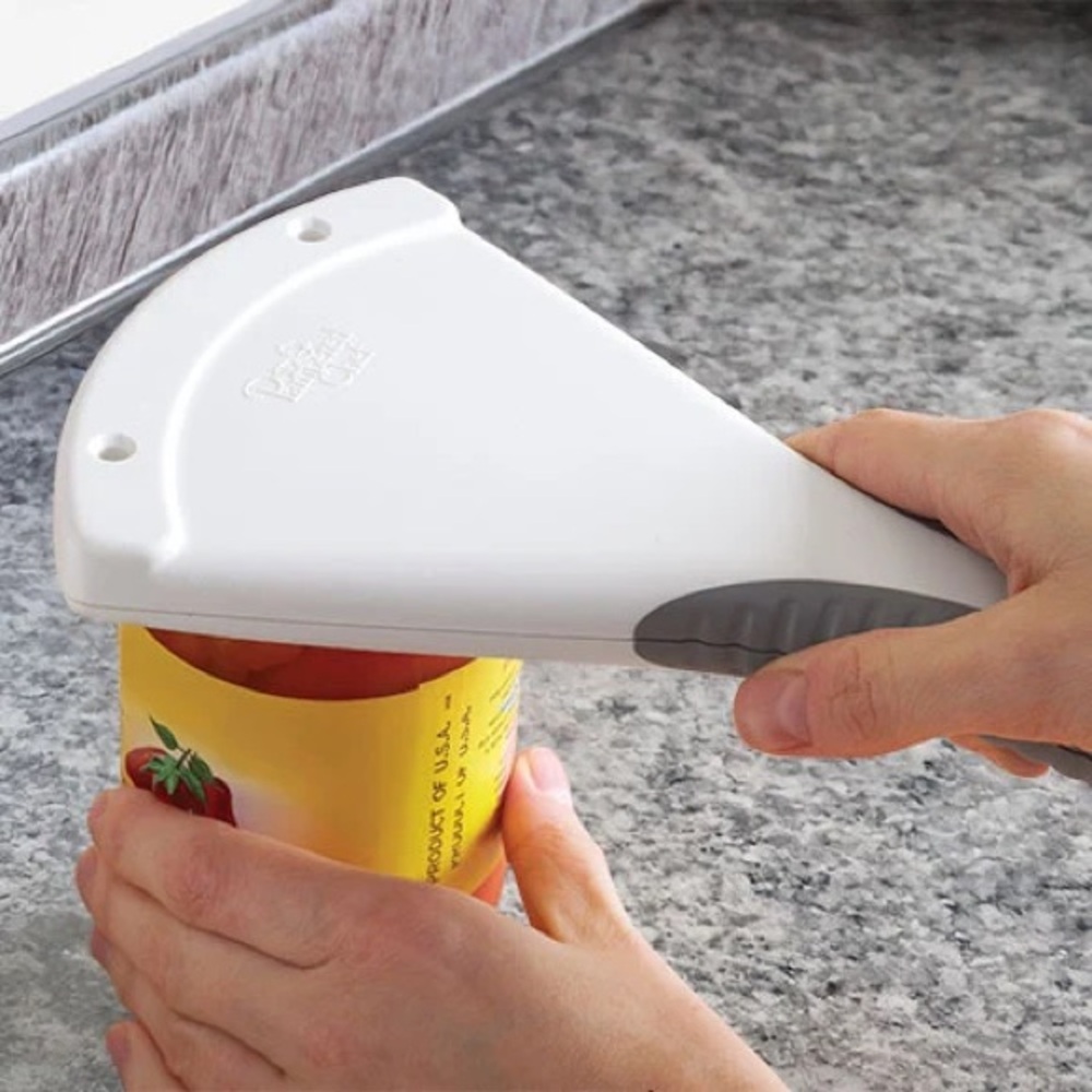The Pampered Chef White and Gray Kitchen Jar Opener
